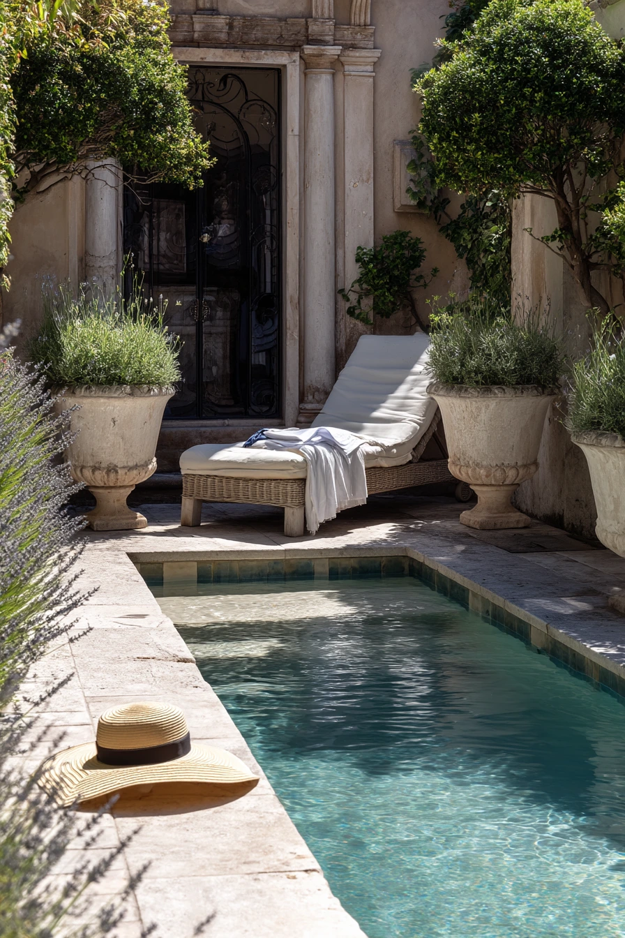 Poolside Courtyard Calm
