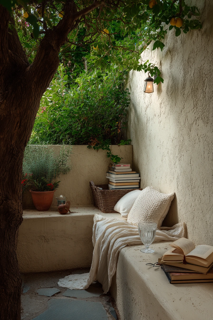 Evening Reading Nook in the Garden