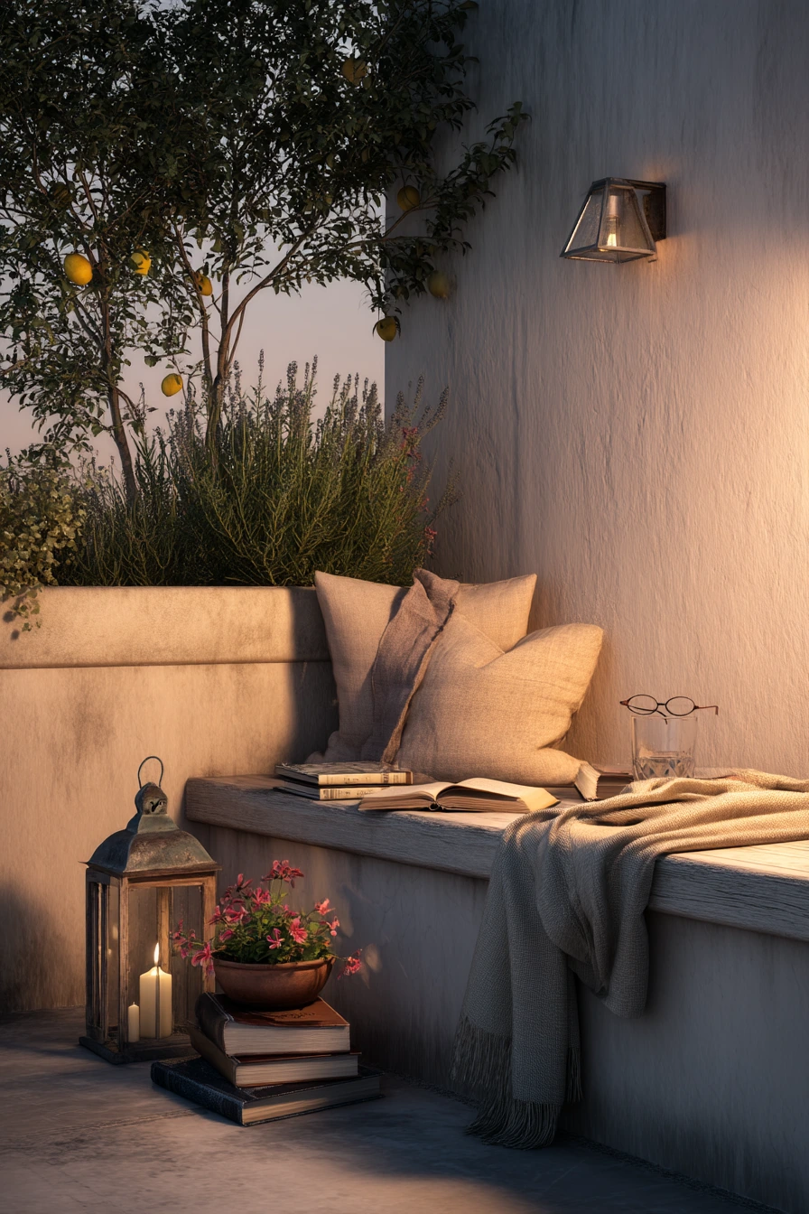 Evening Reading Nook in the Garden