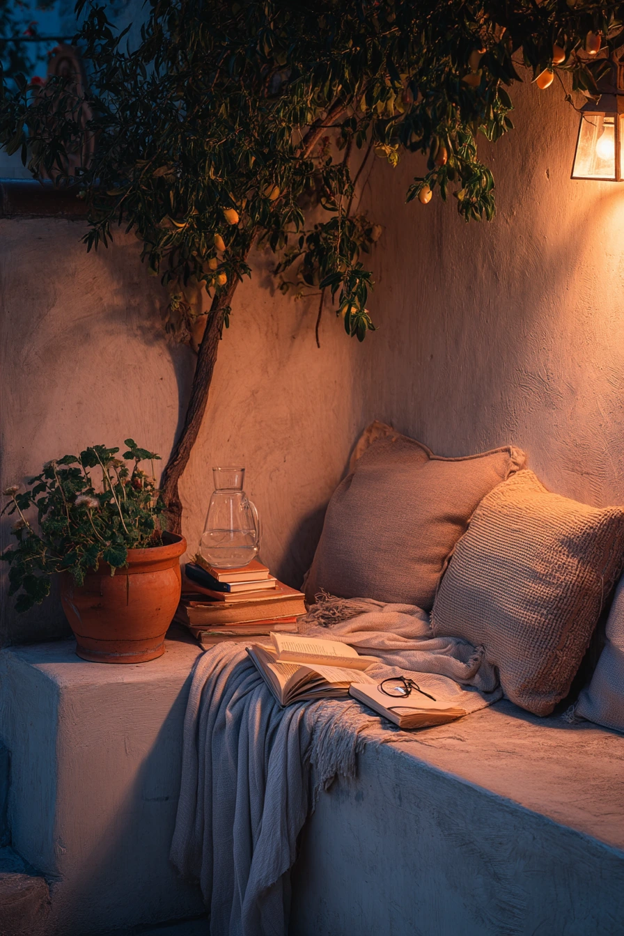 Evening Reading Nook in the Garden
