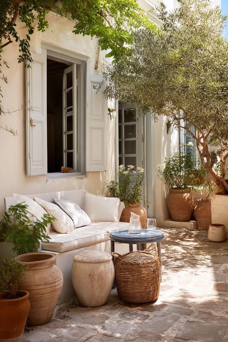 Courtyard Olive Retreat