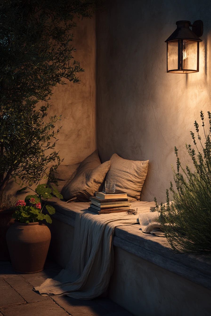 Evening Reading Nook in the Garden