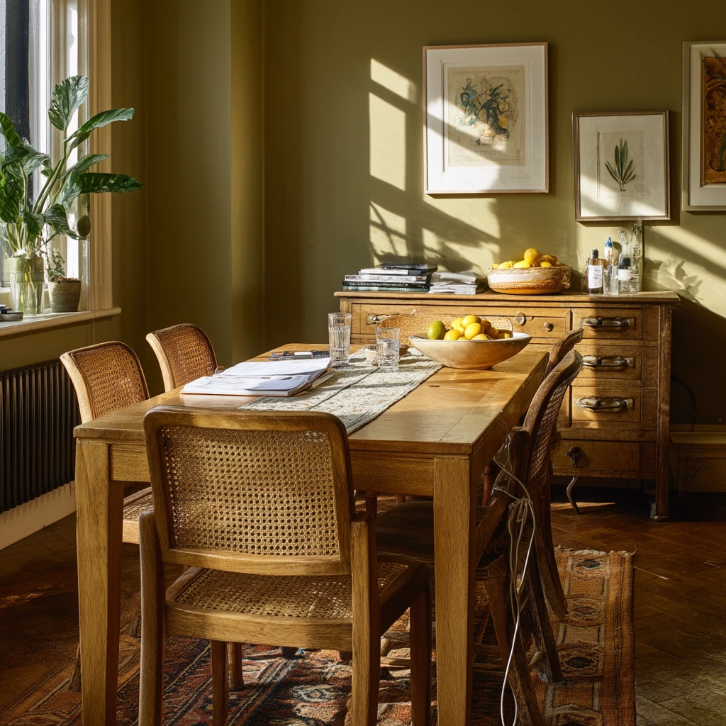 green dining room ideas