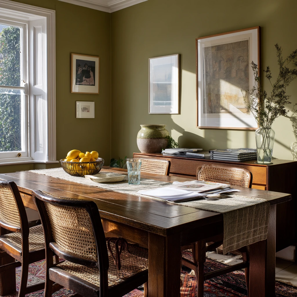 Everyday Family Dining in Olive Green