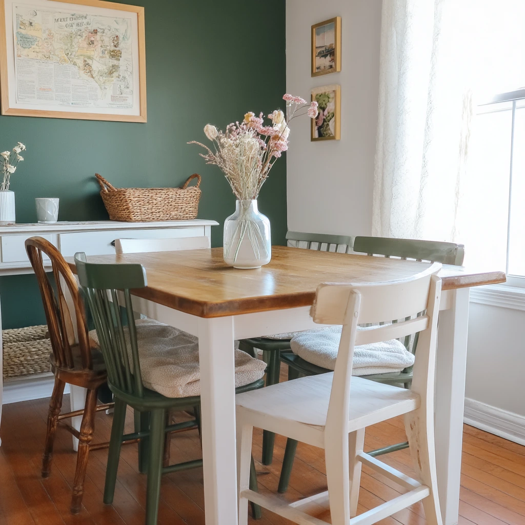Budget Green Dining Refresh