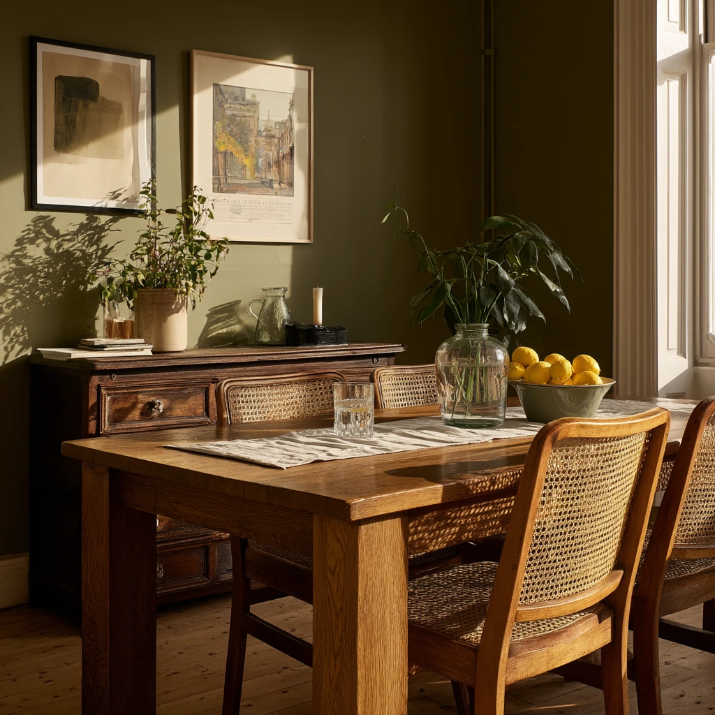 Everyday Family Dining in Olive Green