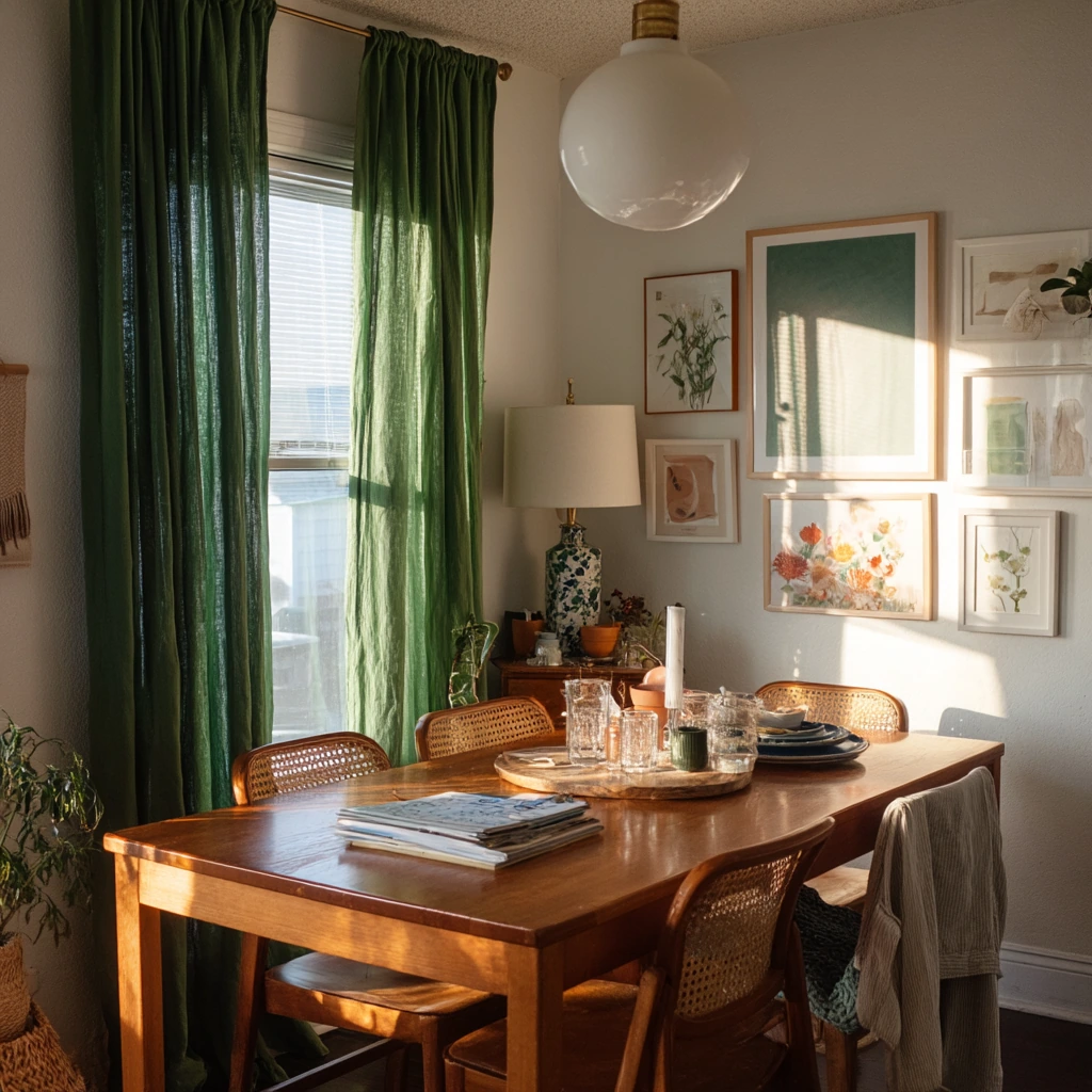 Renter-Friendly Green Accents