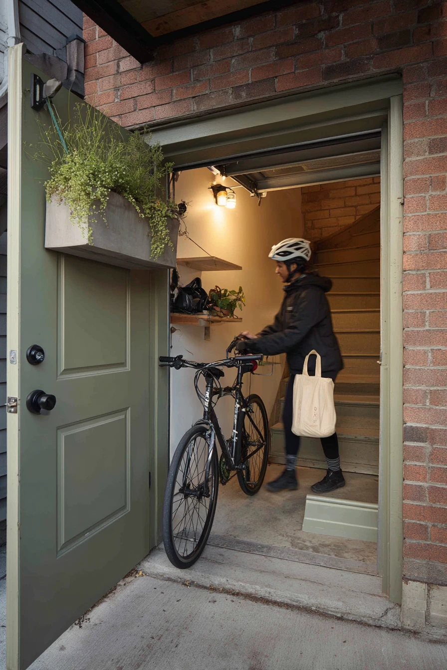 5. Small-Space Alley Garage Solution