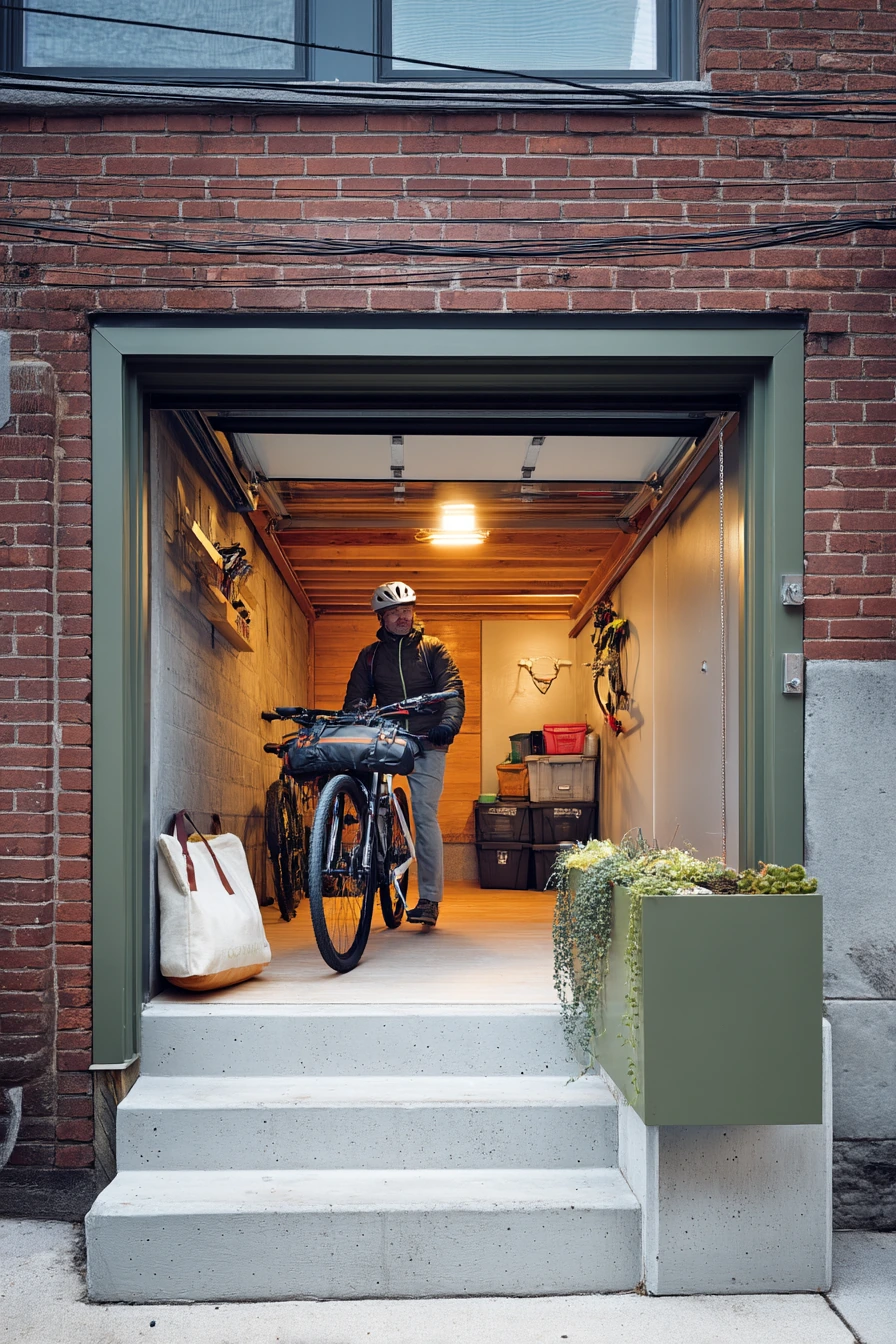 5. Small-Space Alley Garage Solution