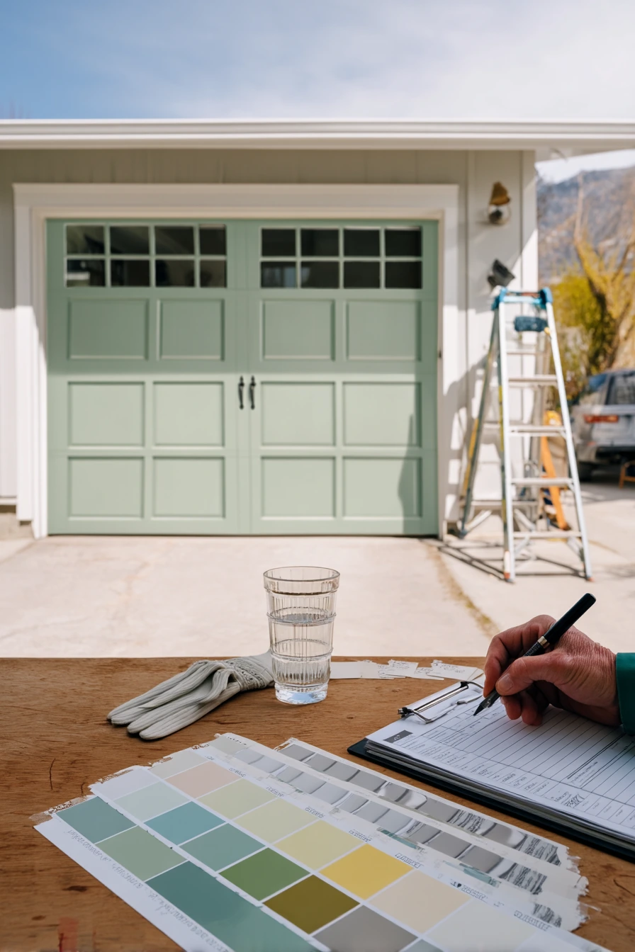 10. Product-Led Garage Door Color Inspiration