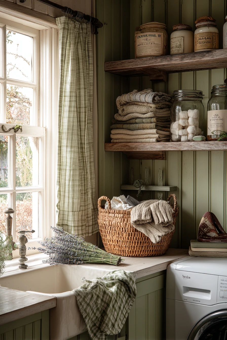 Crafty Cottage Laundry Corner