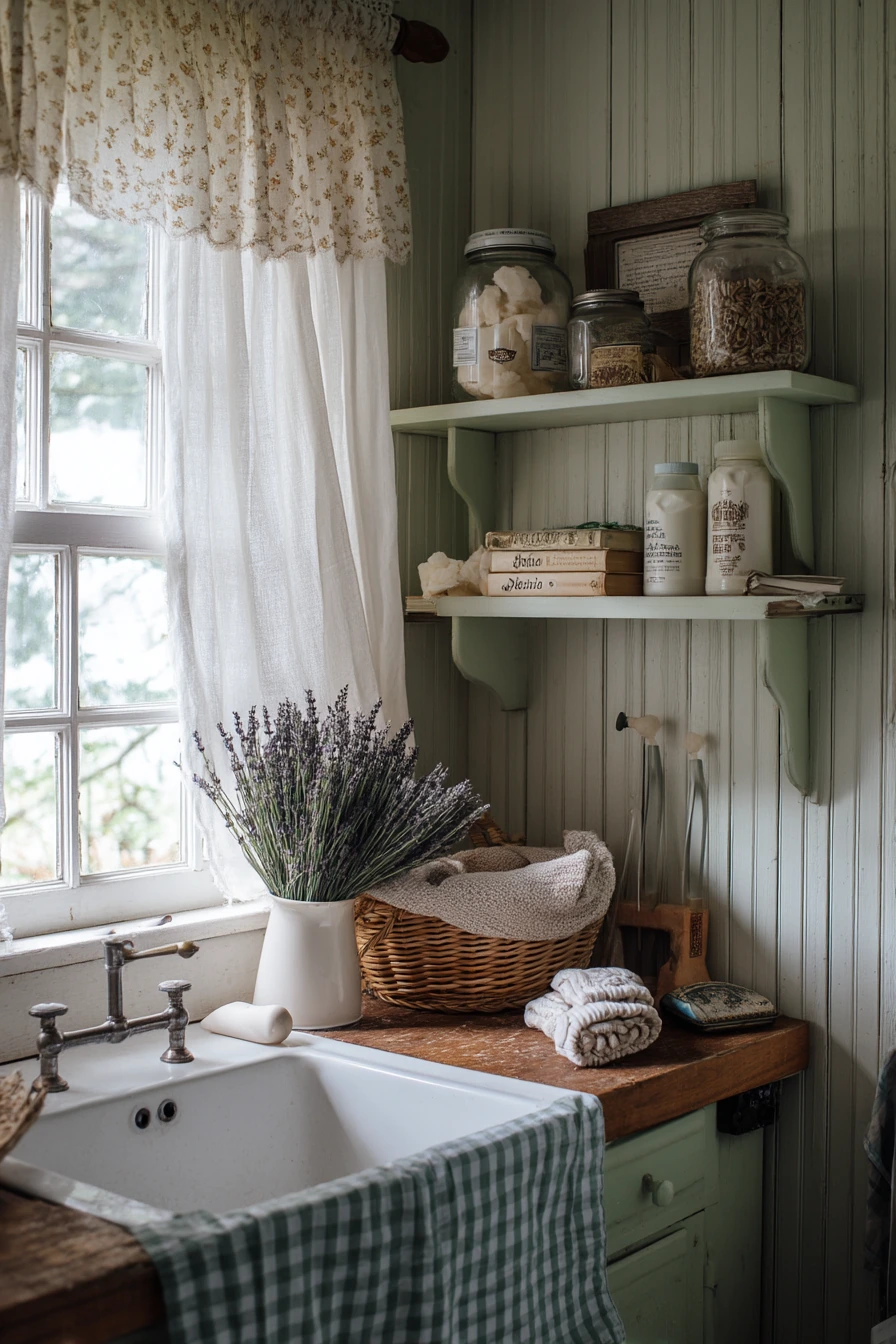 Crafty Cottage Laundry Corner