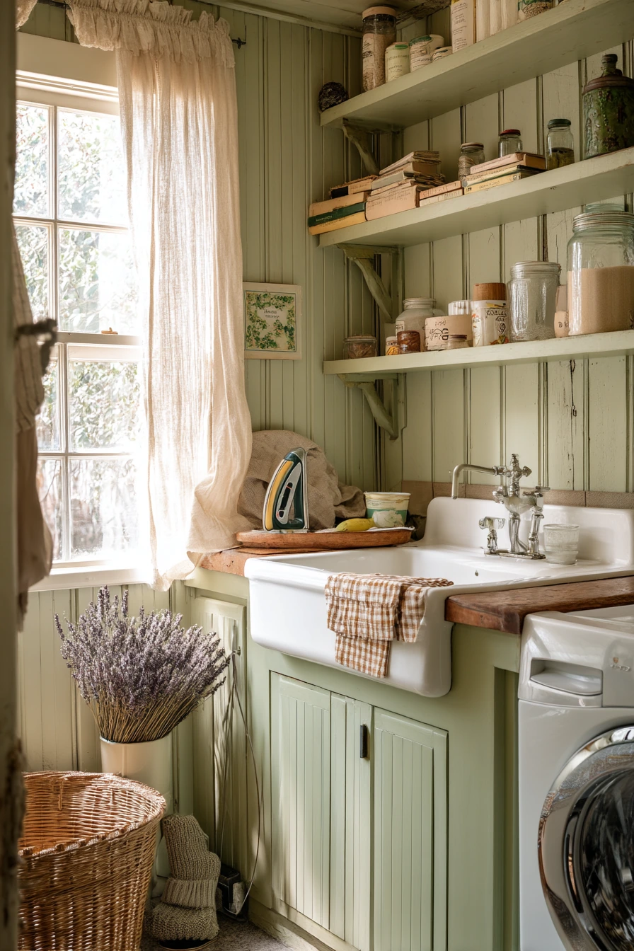 Crafty Cottage Laundry Corner