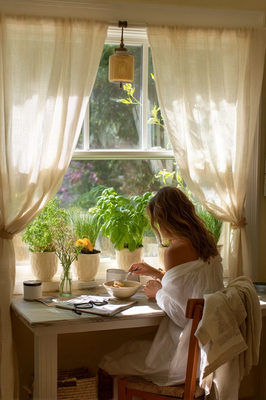 Herb Garden for a Breakfast Nook