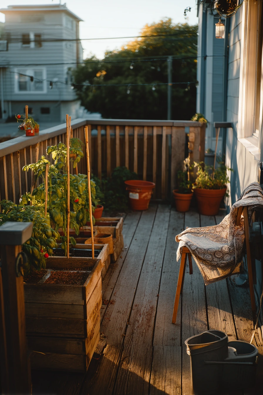 Rental-Friendly Deck Garden Setup