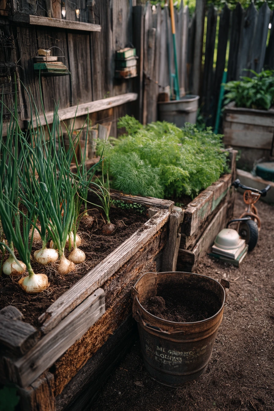 Back Fence Kitchen Garden on a Budget