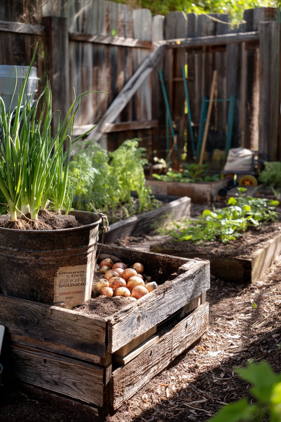 Back Fence Kitchen Garden on a Budget