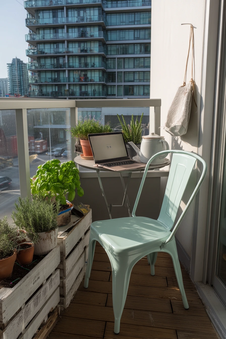 Small-Space Balcony Herb Beds
