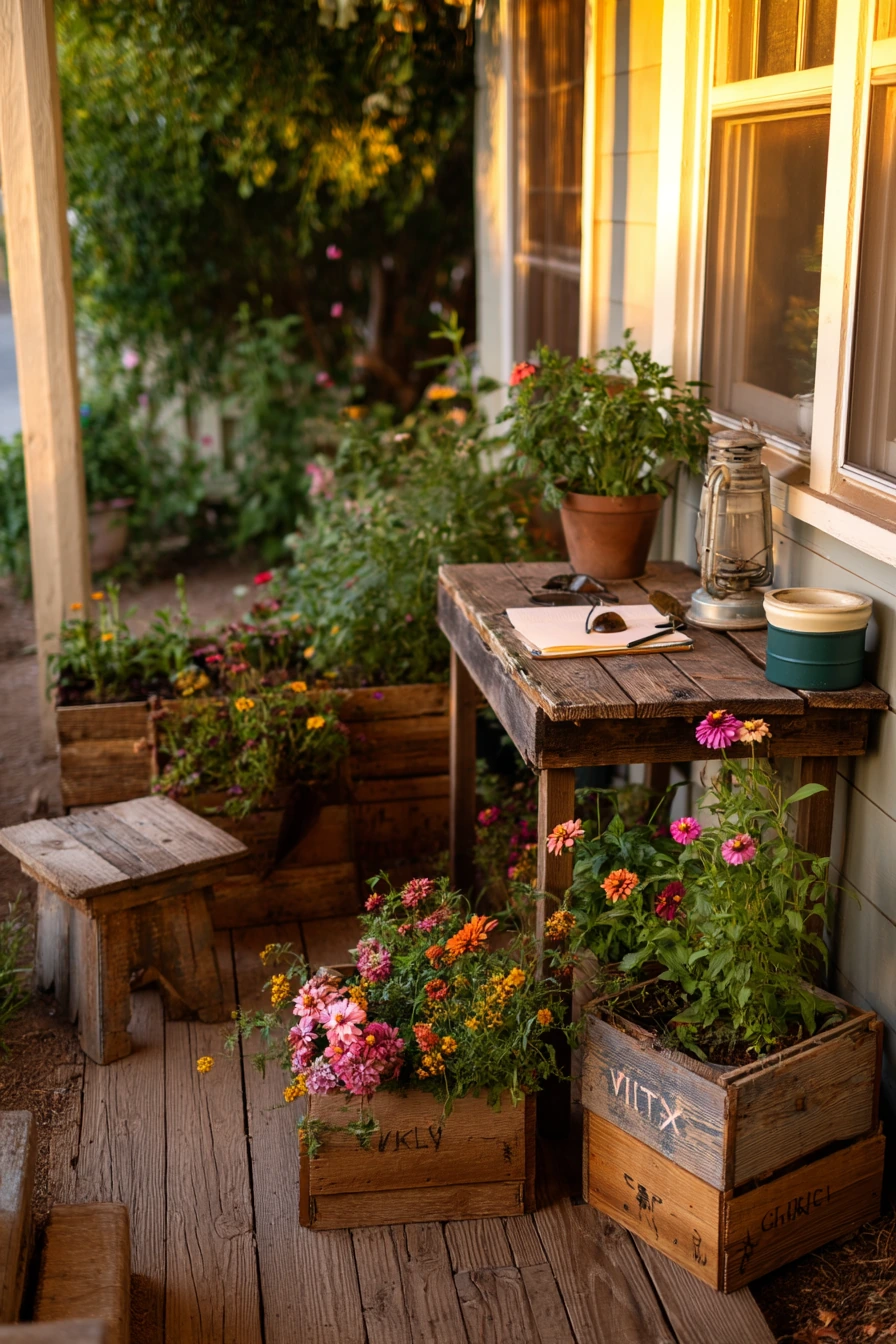 Thrifted Cottage Yard Bed Mix