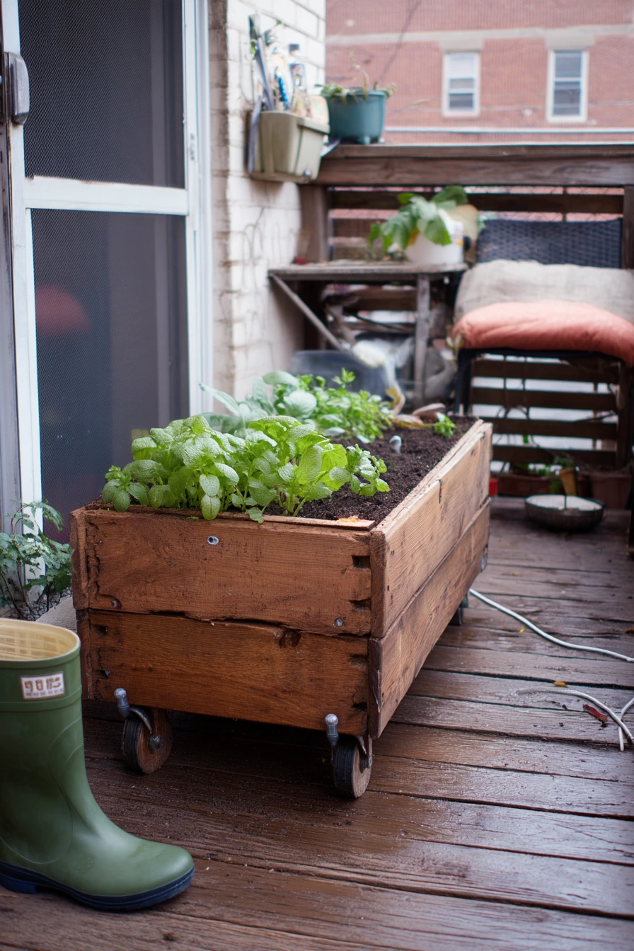 Budget Apartment Patio Garden Corner