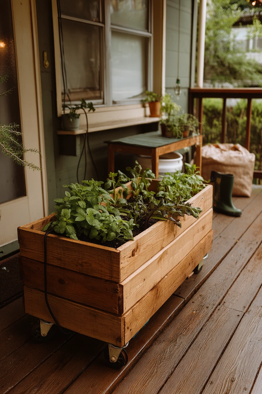 Budget Apartment Patio Garden Corner