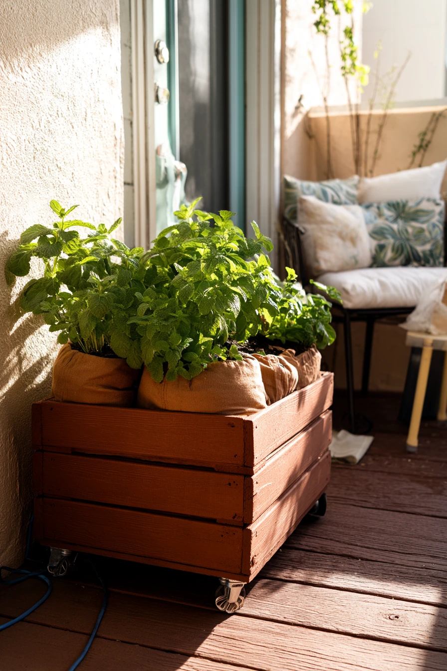 Budget Apartment Patio Garden Corner