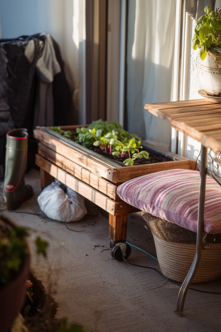 Budget Apartment Patio Garden Corner