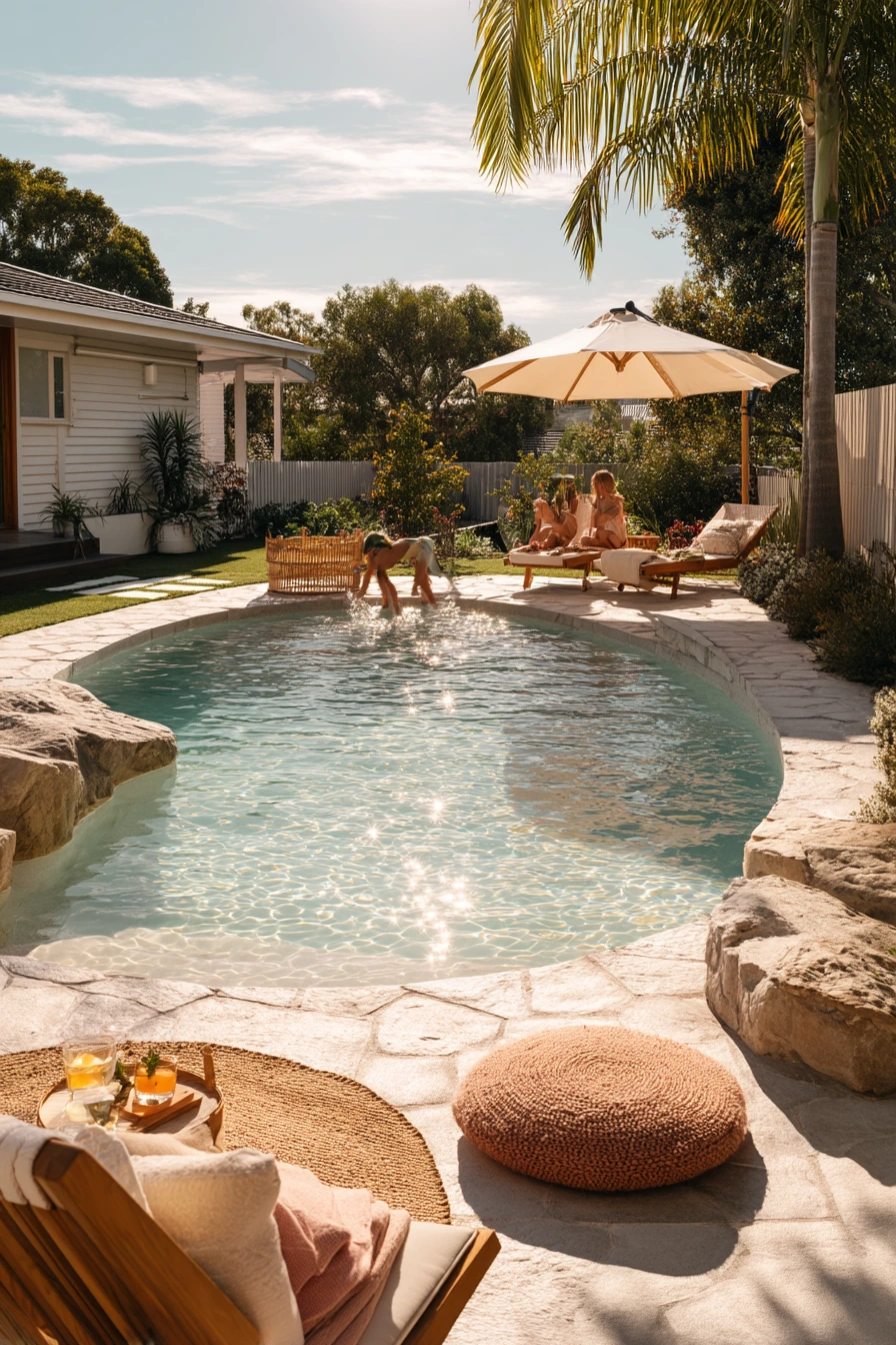 Family-Friendly Lagoon Pool with Shallow Play Shelf