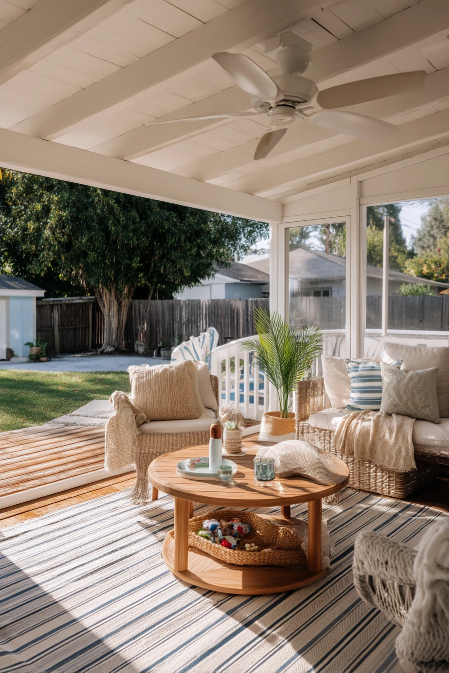 Family-Friendly Lanai With Durable Comfort