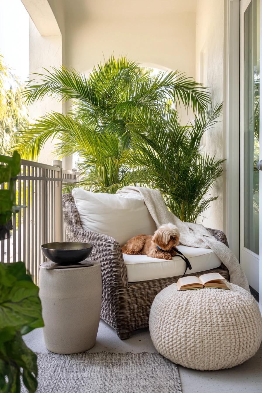 Pet-Friendly Lanai With Easy-Clean Comfort