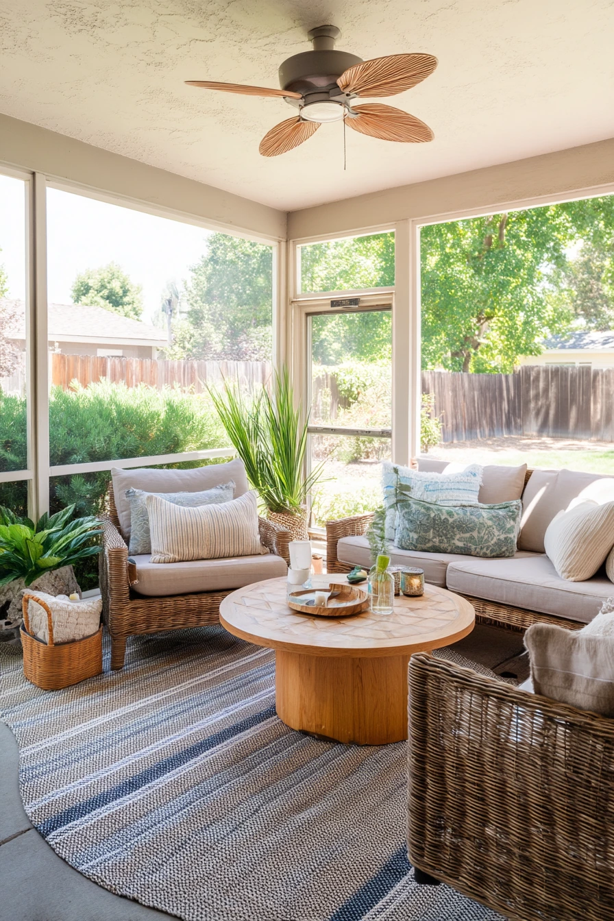 Family-Friendly Lanai With Durable Comfort