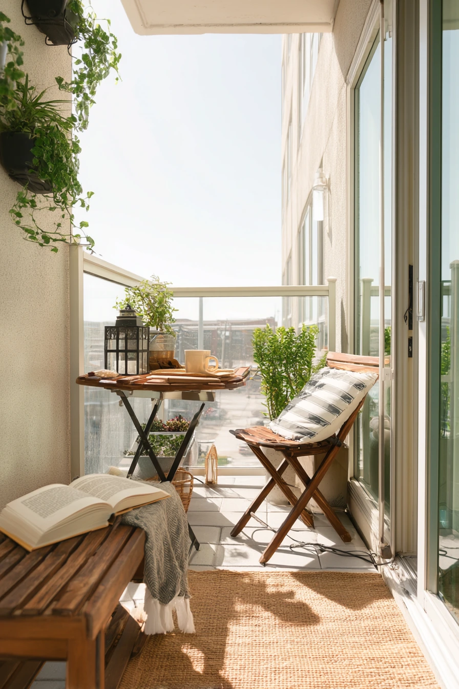 Small Lanai Porch With Space-Saving Layers