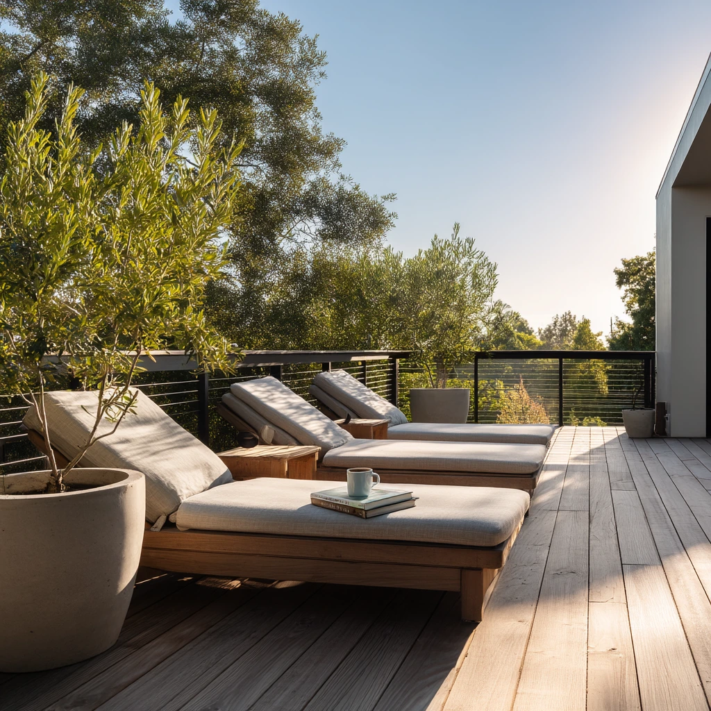 Modern Minimal Deck for Quiet Mornings