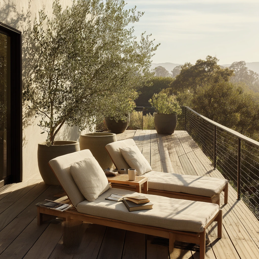 Modern Minimal Deck for Quiet Mornings