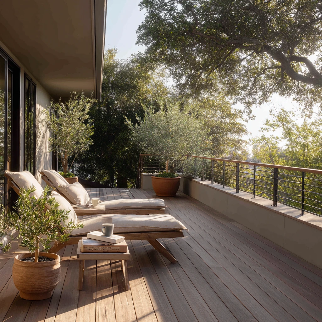 Modern Minimal Deck for Quiet Mornings