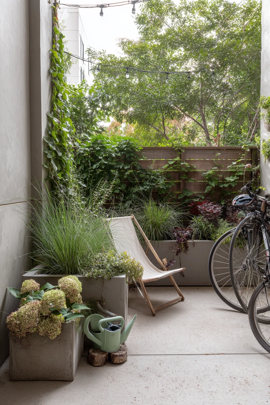 Renter-Friendly Raised Border in Pots