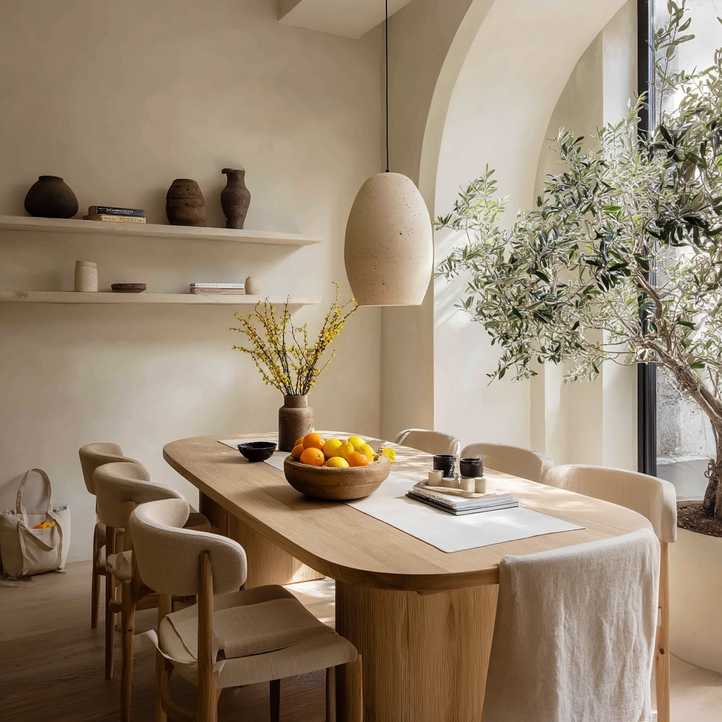 Modern Organic Dining Room for Everyday Meals