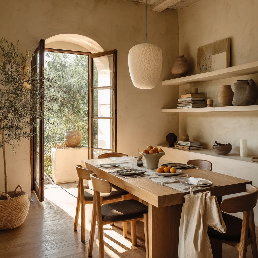 Modern Organic Dining Room for Everyday Meals