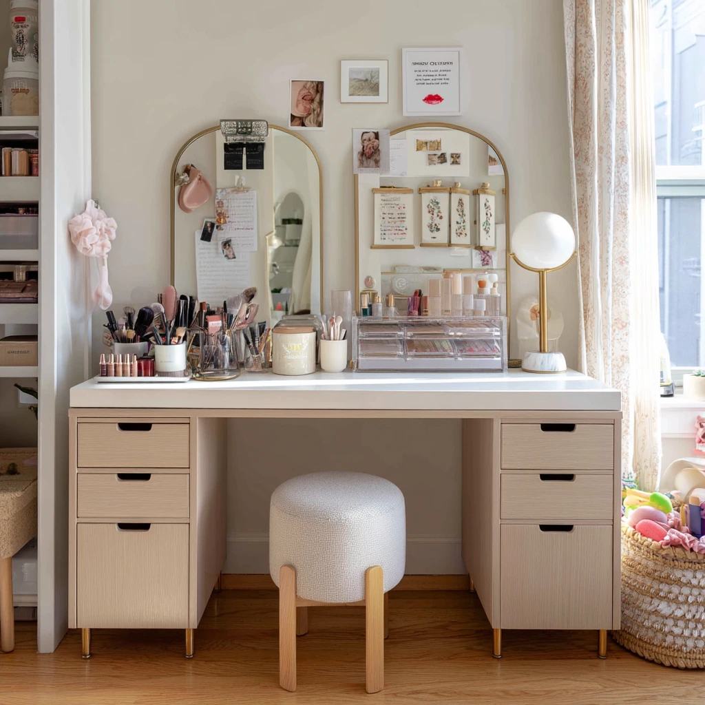 Shared Vanity for Two Sisters