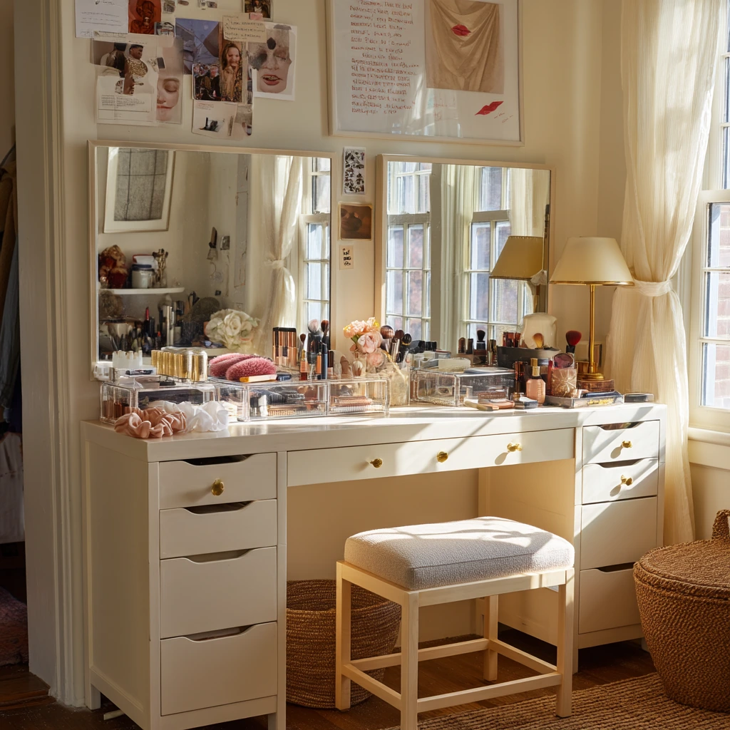 Shared Vanity for Two Sisters