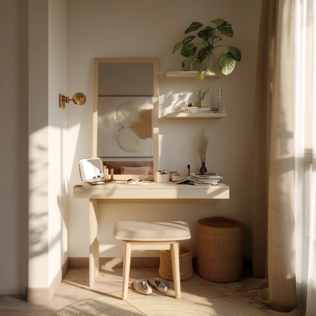 Renter-Friendly Dressing Table Setup