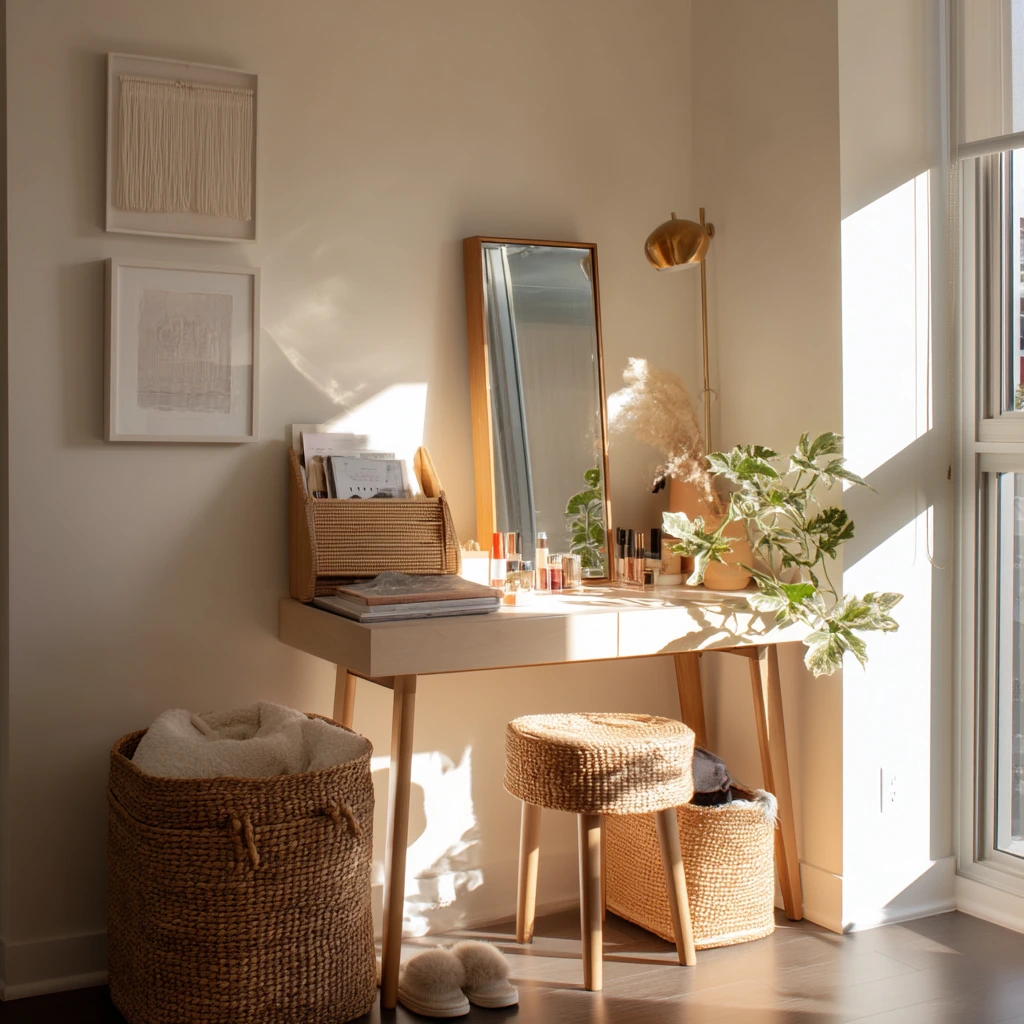 Renter-Friendly Dressing Table Setup