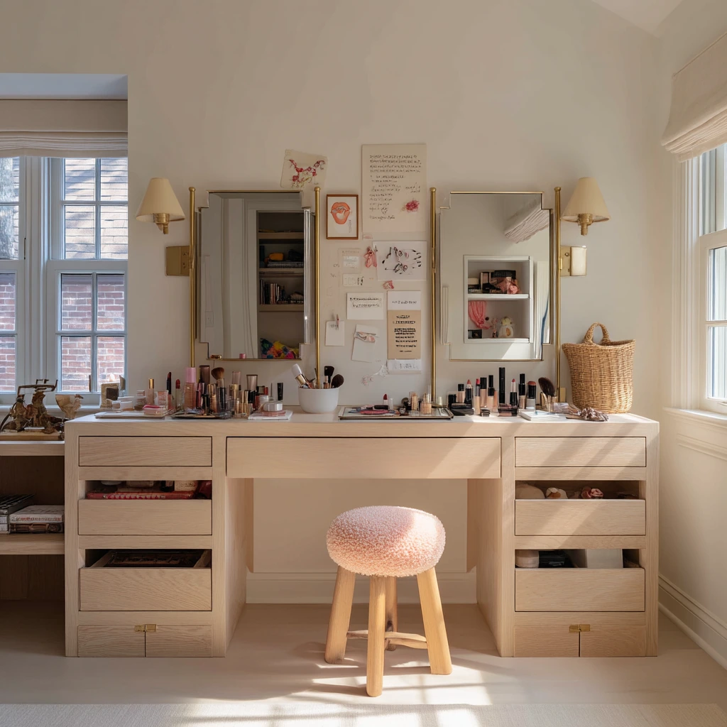 Shared Vanity for Two Sisters