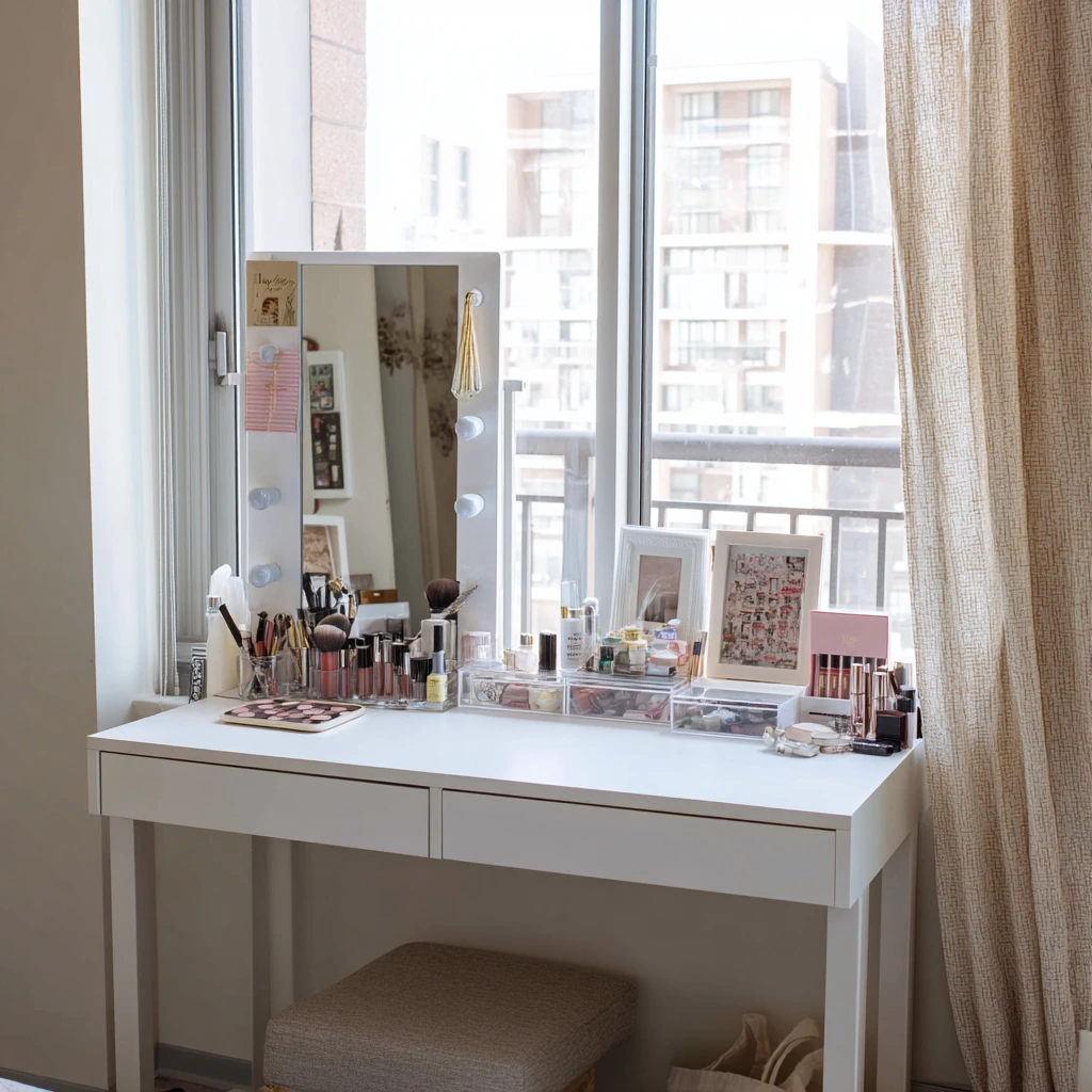 Rental-Friendly Vanity Nook