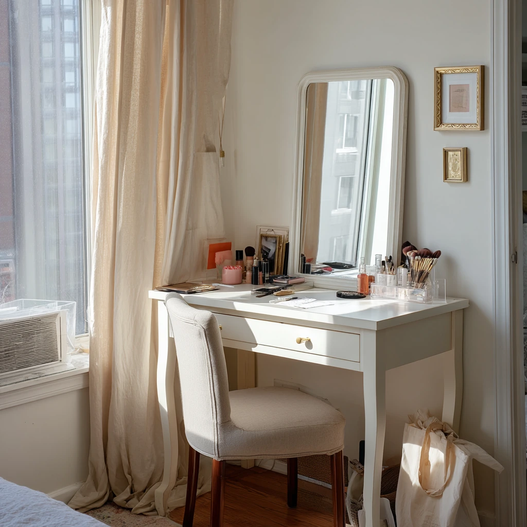 Rental-Friendly Vanity Nook