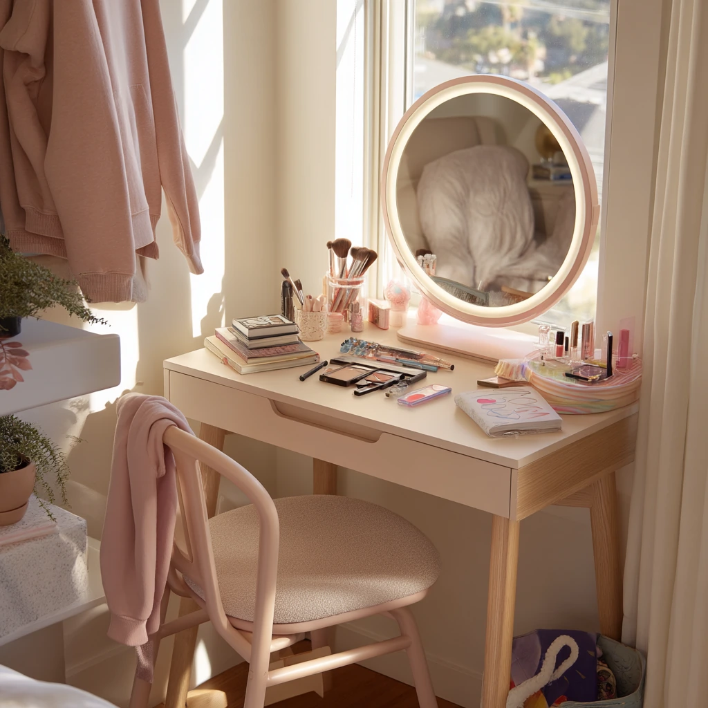 Teen Vanity with Playful Layers