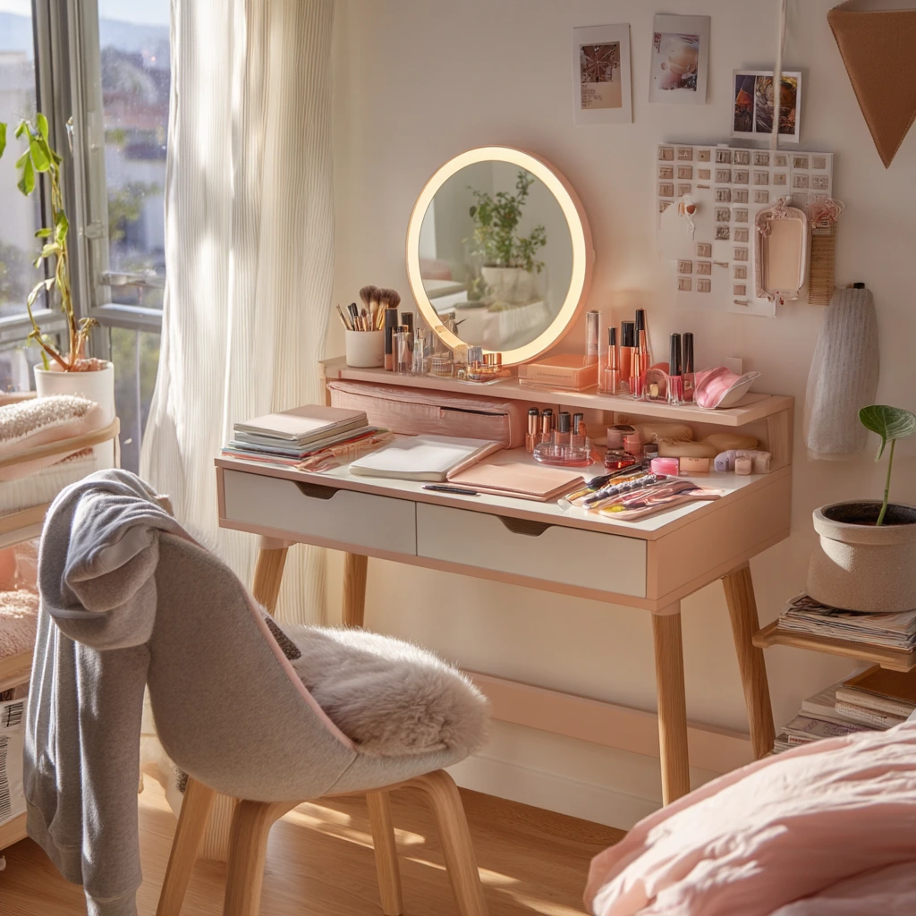 Teen Vanity with Playful Layers