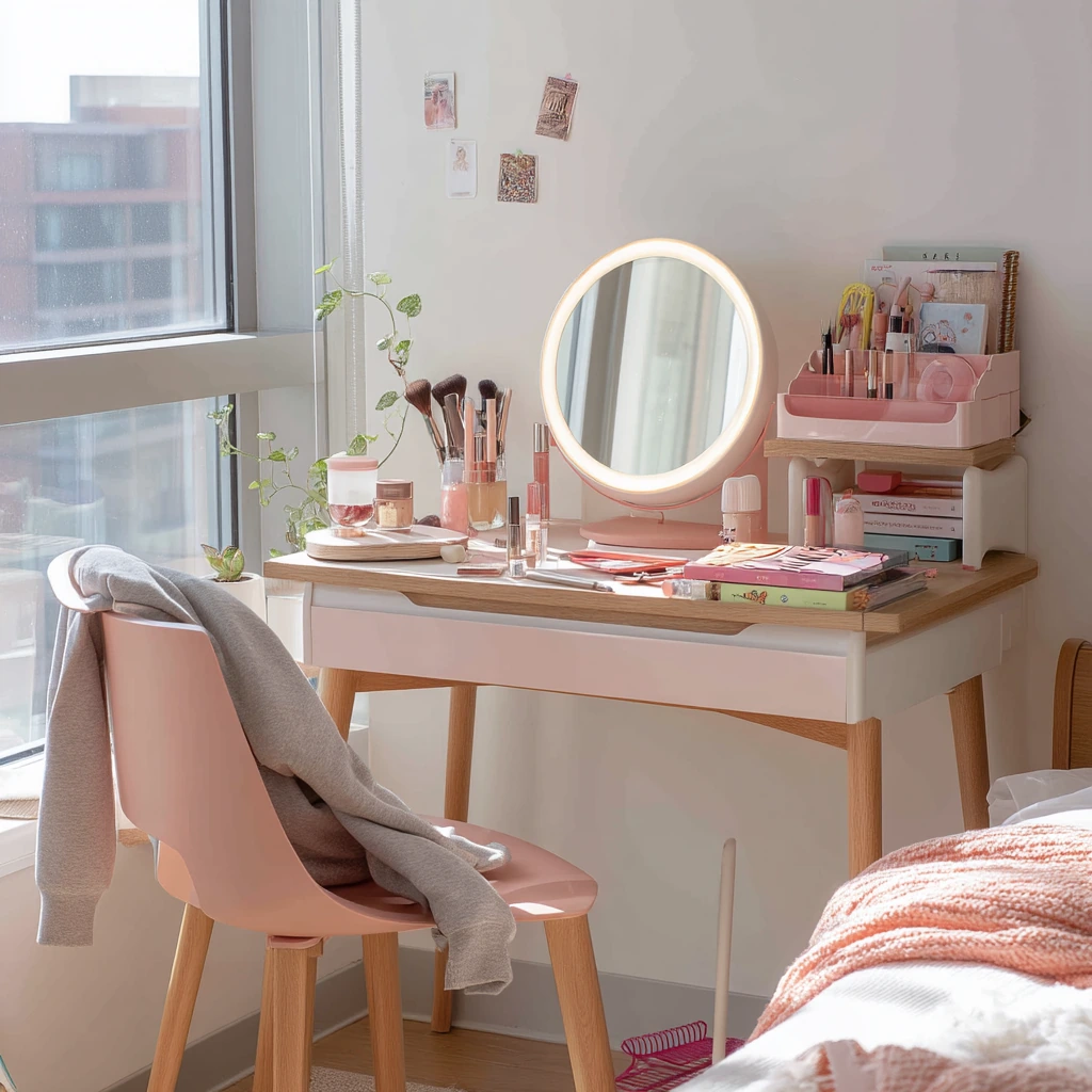 Teen Vanity with Playful Layers