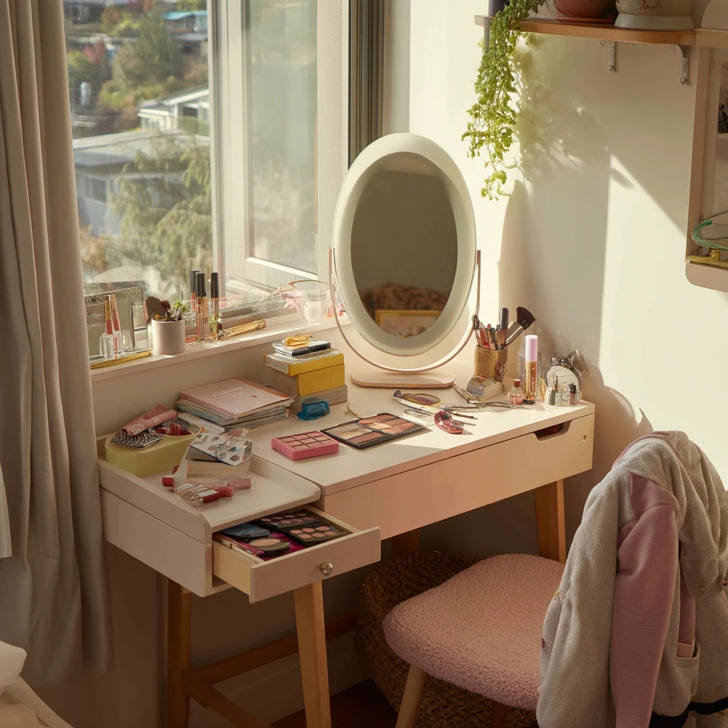 Teen Vanity with Playful Layers