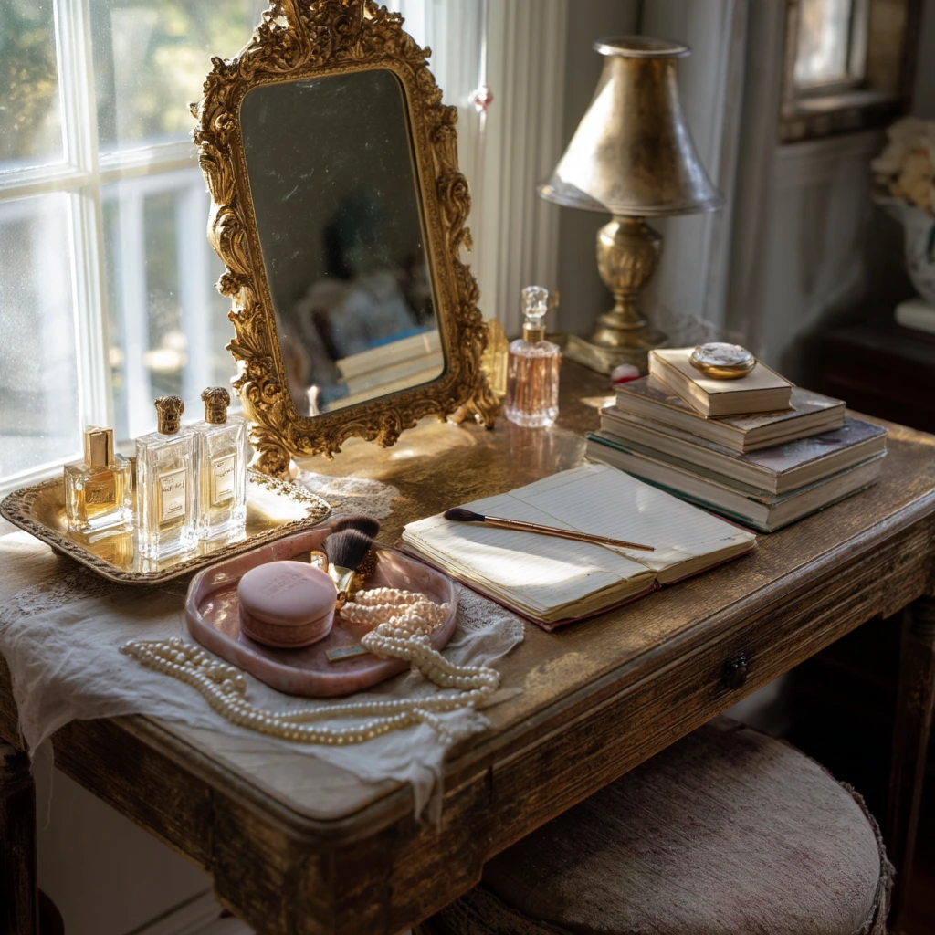 Vintage Vanity with Collected Charm